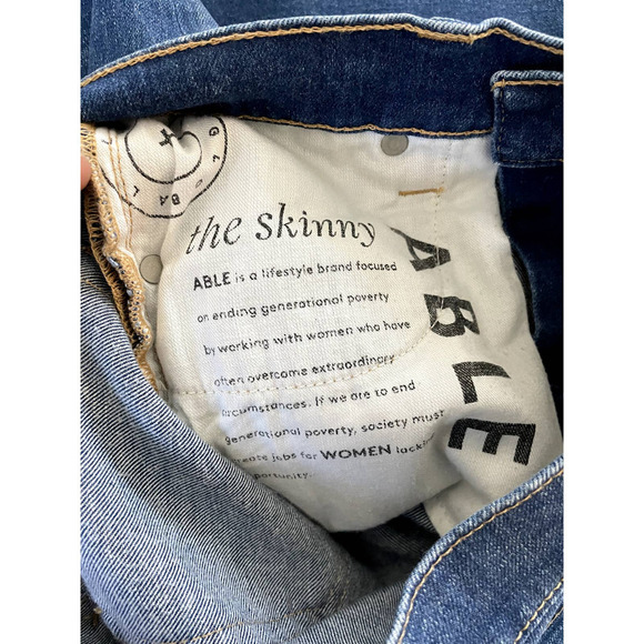 ABLE Jeans Size 26 - Picture 4 of 9